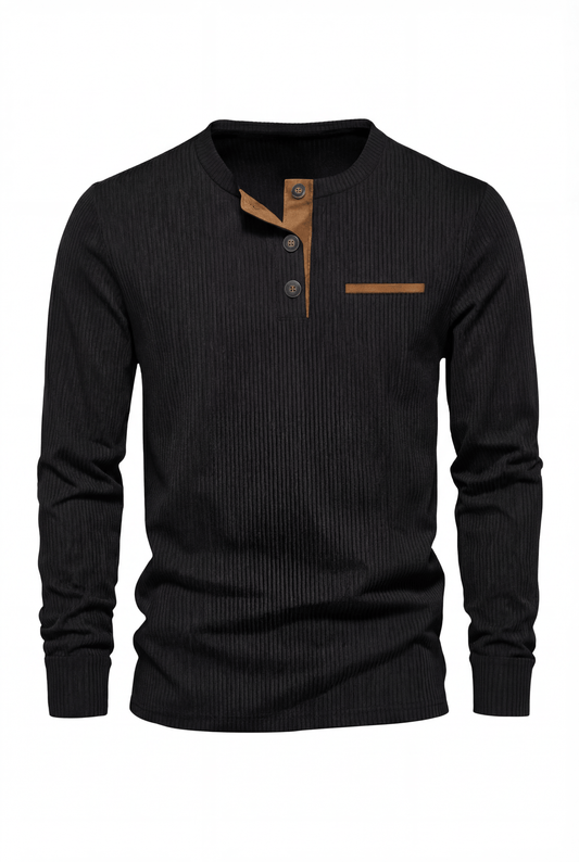 Corduroy Long Sleeve T-Shirt - Maison McAllister