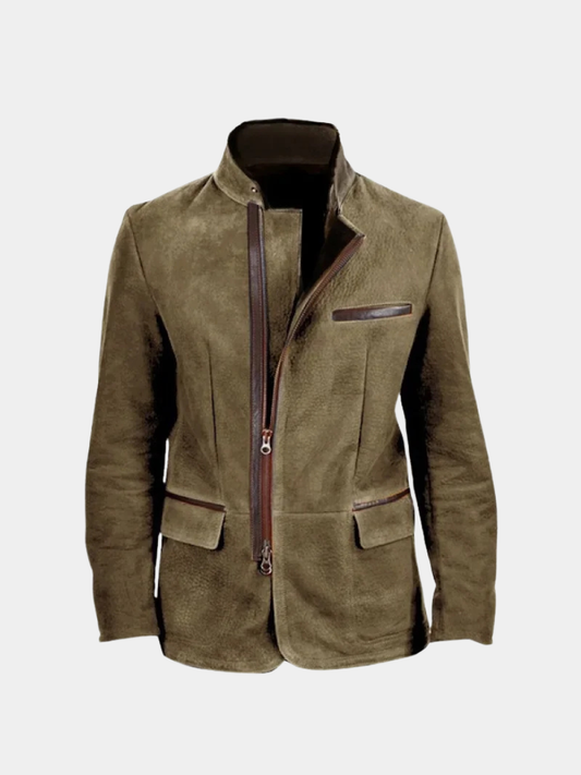 Bearstone Suede Field Coat - Maison McAllister