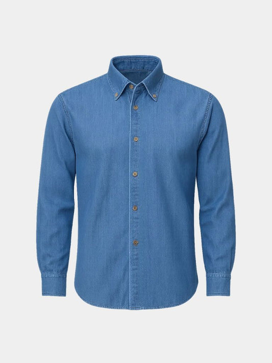 Elegant Denim Shirt - Maison McAllister