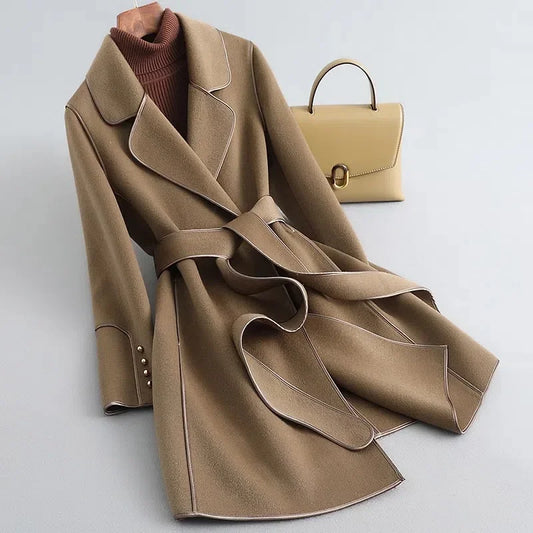 Belted Wrap Coat - Maison McAllister