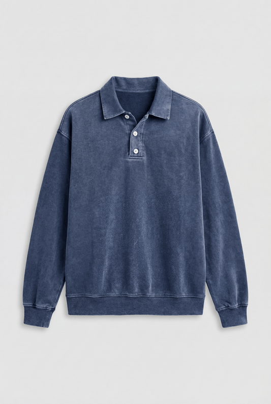 Premium Long-Sleeve Polo - Maison McAllister