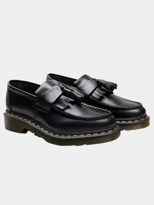 Black Leather Loafers - Maison McAllister