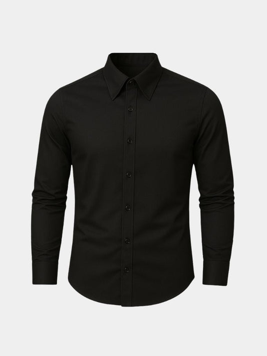 Elegant Spearpoint Collar Shirt - Maison McAllister