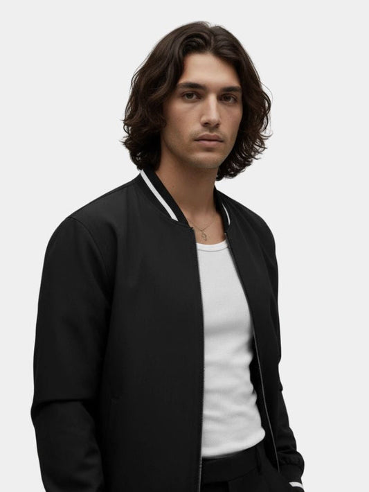 Casual Baseball Bomber Jacket - Maison McAllister