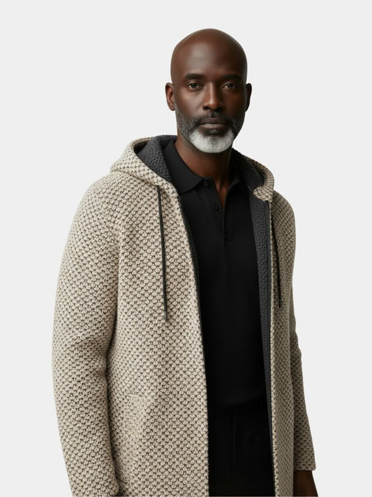 Lugano Knitted Hooded Winter Coat - Maison McAllister