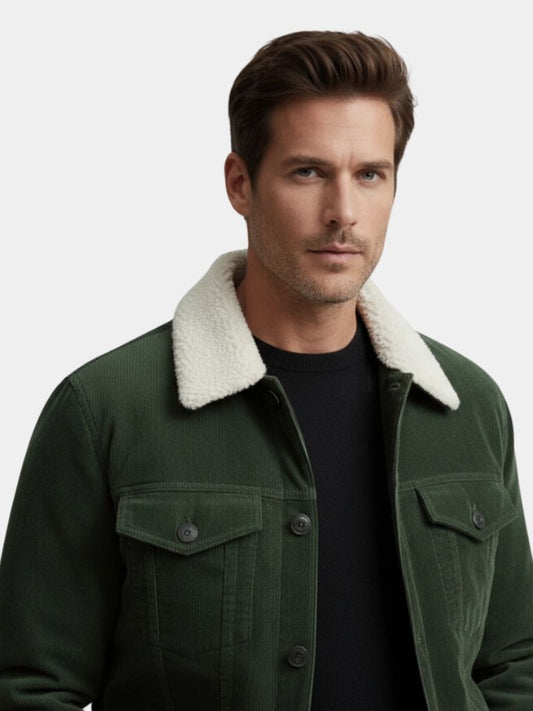 Heritage Corduroy Sherpa Jacket - Maison McAllister
