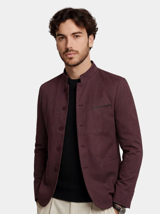 Elegant Collar Jacket - Maison McAllister