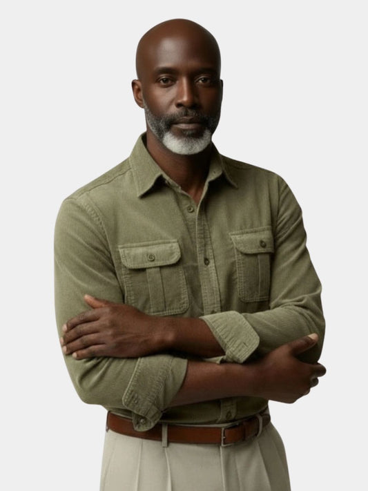 Casual Business Corduroy Shirt - Maison McAllister