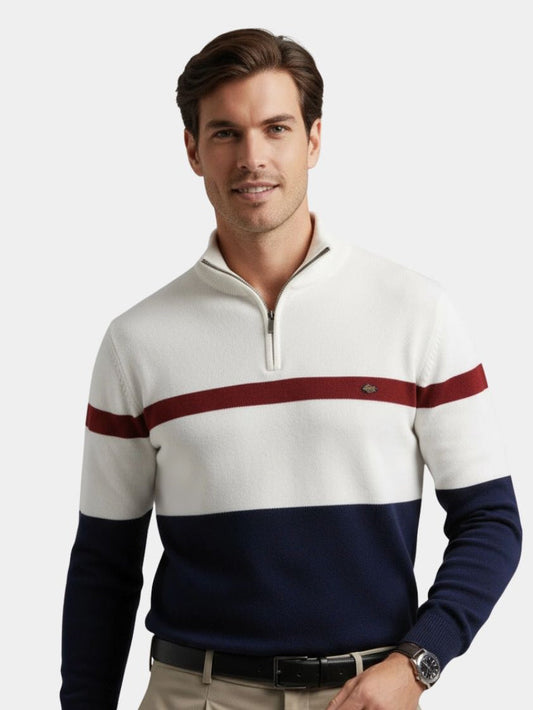 Quarter-Zip Jumper Sweater - Maison McAllister
