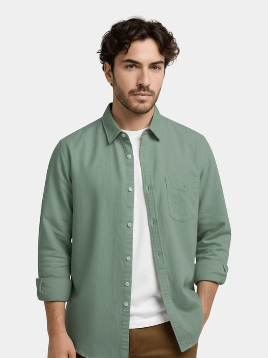 Long Sleeve Essential Linen Shirt - Maison McAllister