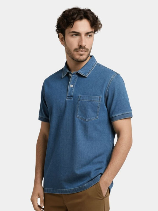 Bethlehem Blues Polo Shirt – Maison McAllister
