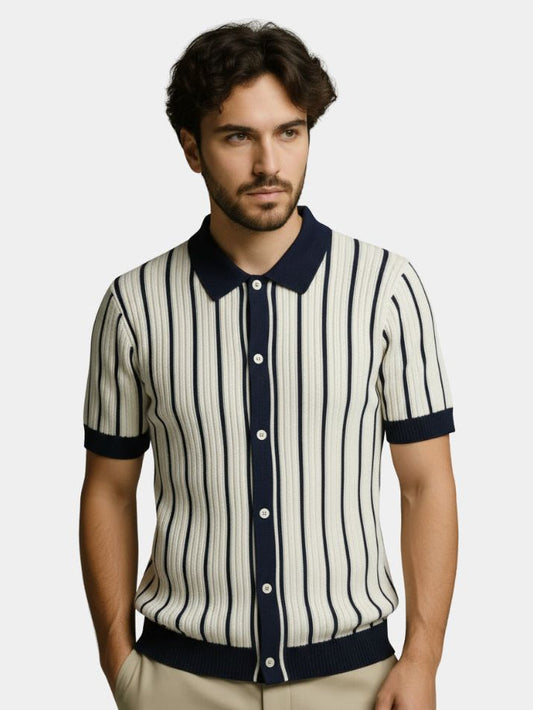 Atlantic Frame Knit Polo – Maison McAllister