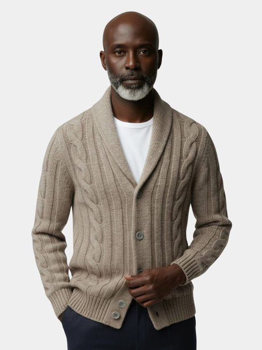 Men's Knitted Cardigan - Maison McAllister