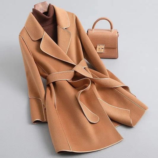 Belted Wrap Coat - Maison McAllister