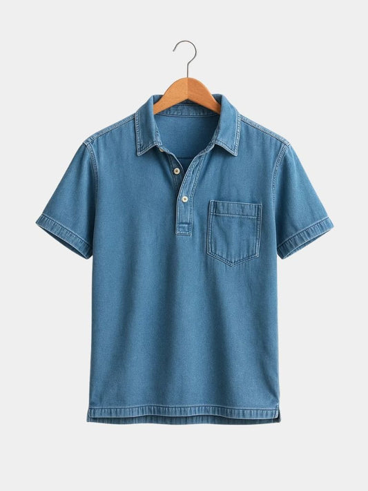 Bethlehem Blues Polo Shirt – Maison McAllister