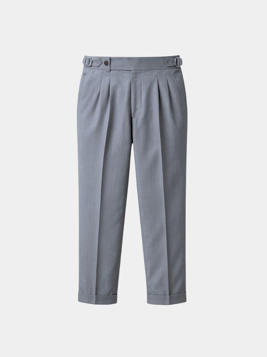 Classic Genova Sidetab Trousers - Maison McAllister