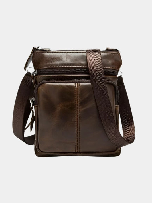 Crossbody Leather Shoulder Bag - Maison McAllister