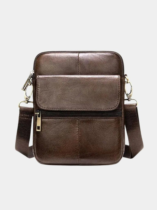 Essential Leather Shoulder Bag - Maison McAllister