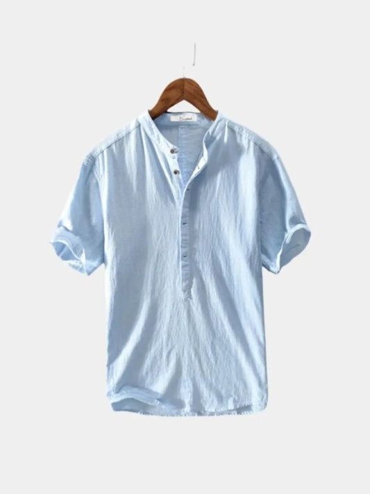 Essential Short Sleeve Linen Shirt - Maison McAllister