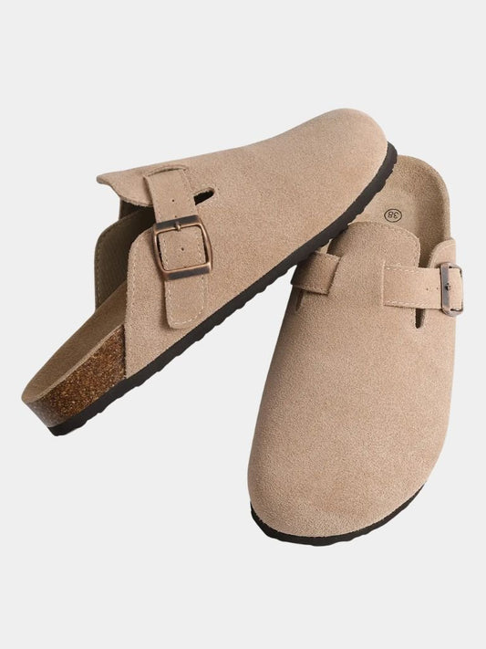 Essential Suede Clogs - Maison McAllister