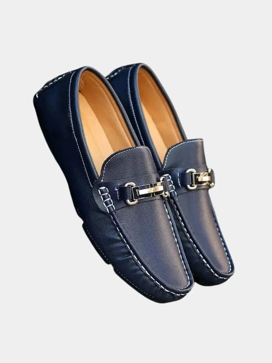Italian Design Leather Loafers - Maison McAllister