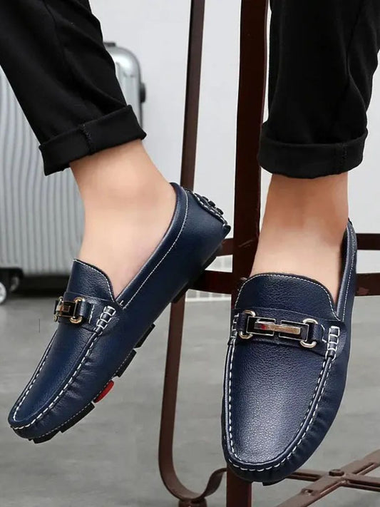 Italian Design Leather Loafers - Maison McAllister