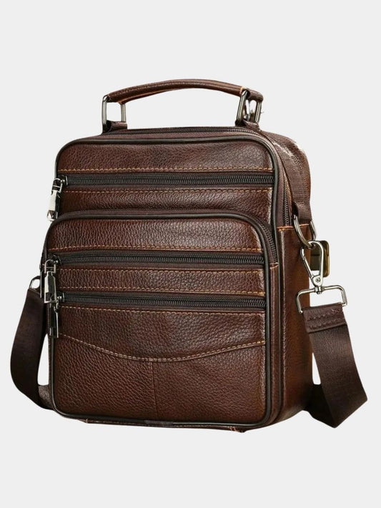Leather Men's Shoulder Bag - Maison McAllister