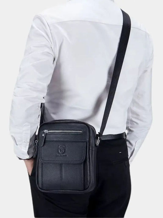 Leather Messenger Bag - Maison McAllister