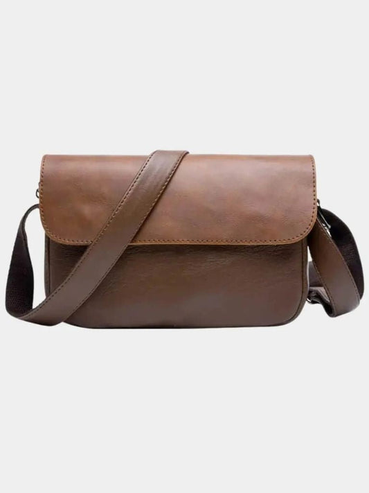 Milan Essential Leather Shoulder Bag - Maison McAllister