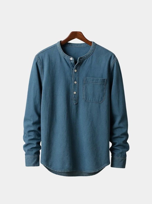 Nash Henley Long Sleeve Shirt – Maison McAllister