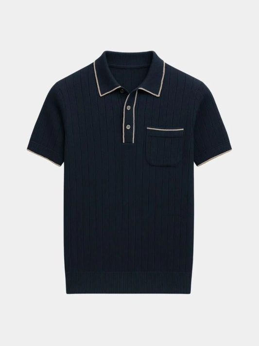 Old Money Knit Polo Shirt - Maison McAllister