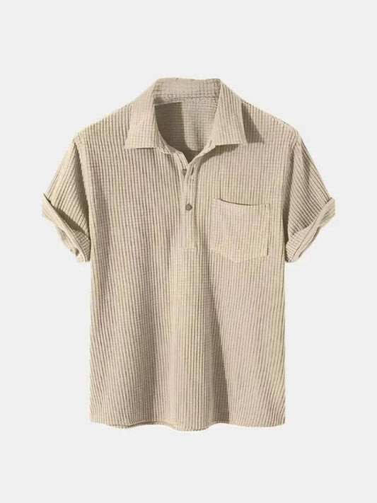 Textured Short Sleeve Shirt - Maison McAllister