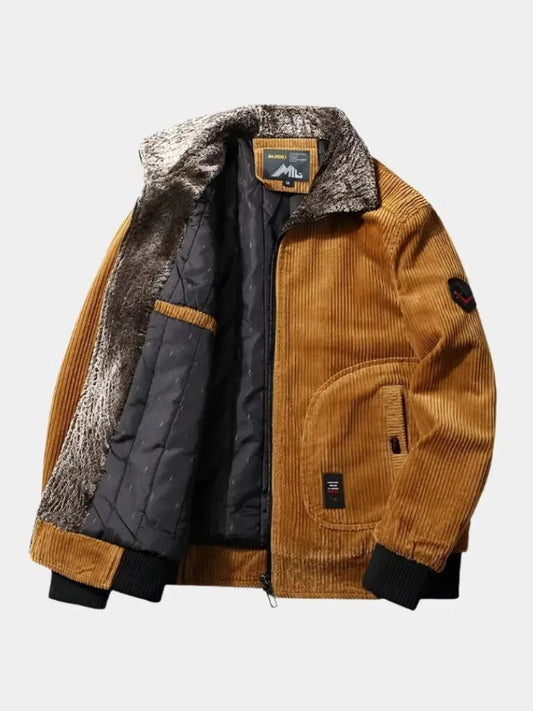 Thermal Windbreaker Corduroy Jacket - Maison McAllister