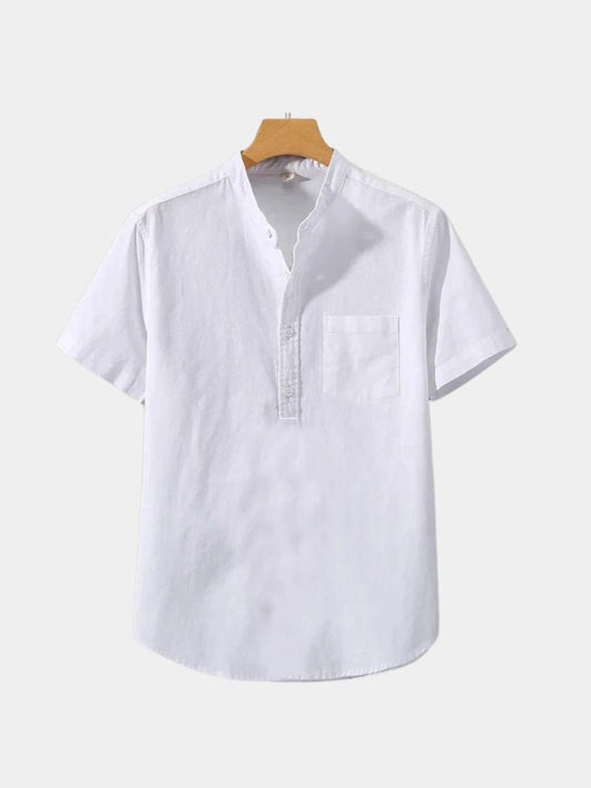 White Wellspring Linen T-Shirt – Maison McAllister